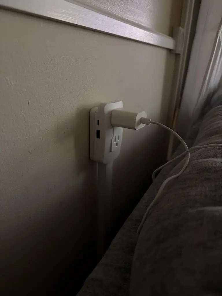 Socketify in the gap beside a sofa with USB ports