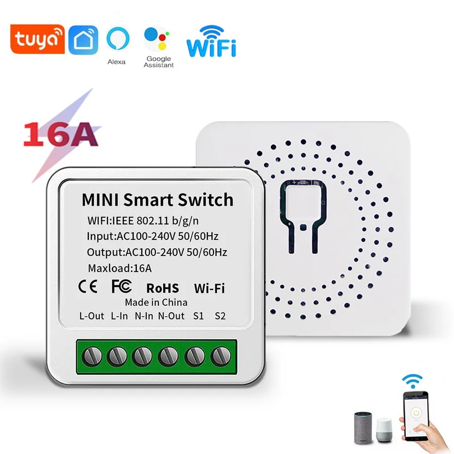 16A Wi-Fi smart switch module